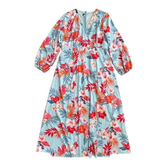 Dress Casual Maxi By MISS ORD In Floral Print, Size:3X