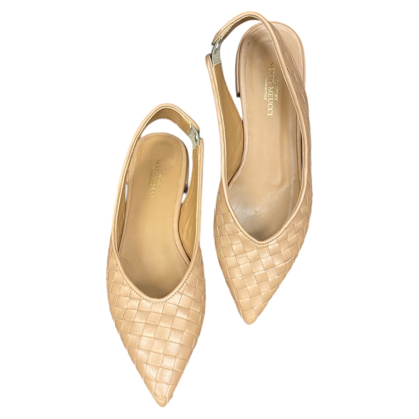 Shoes Flats By Sesto Meucci In Brown, Size:9