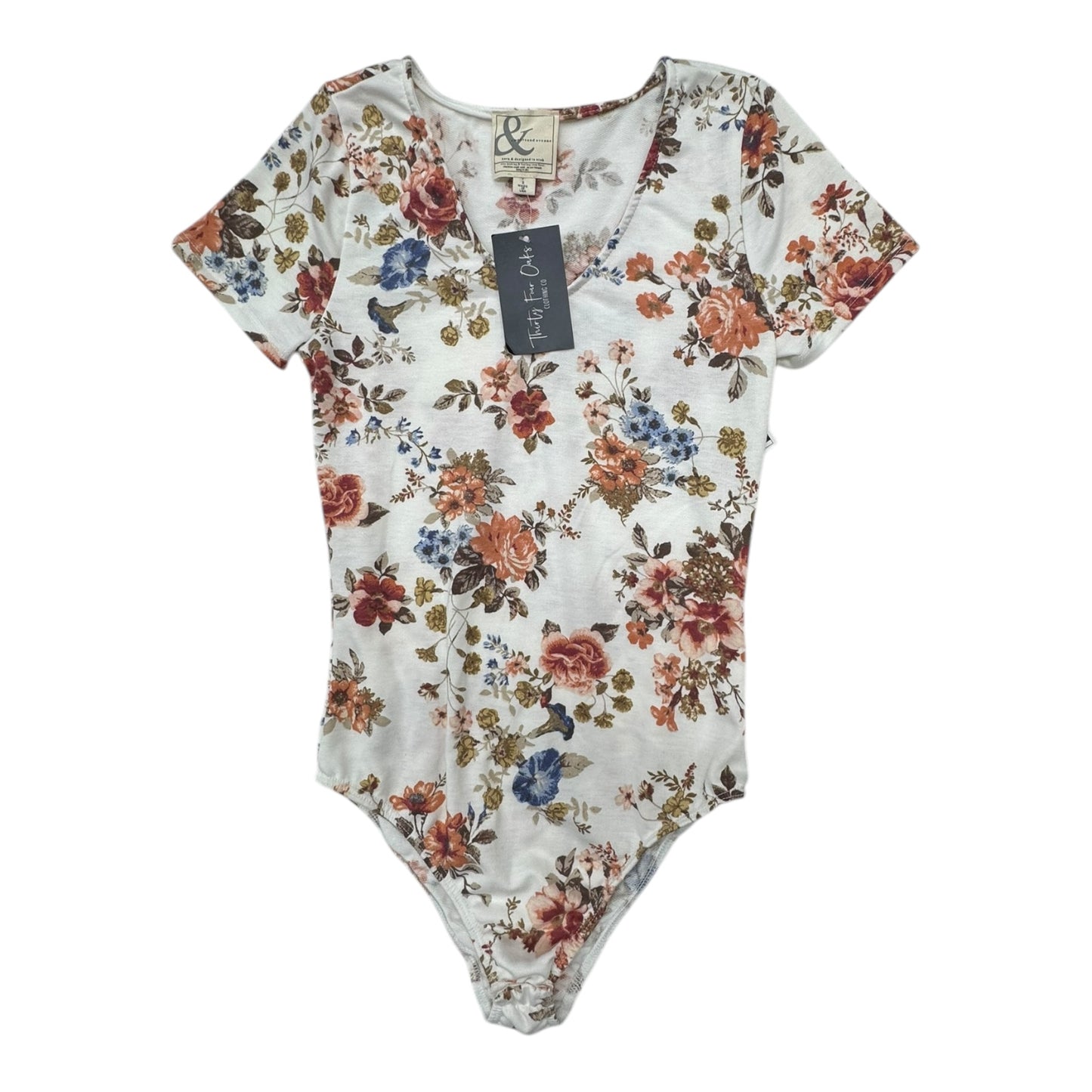 Bodysuit By AMPERSAND AVENUE In Floral Print, Size:S