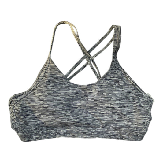 Athletic Bra By Zyia In Grey & White, Size:3X