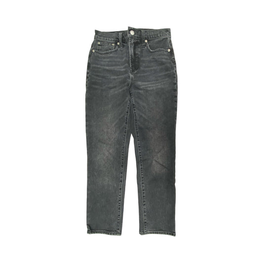 Jeans Straight By Madewell In Black Denim, Size:2
