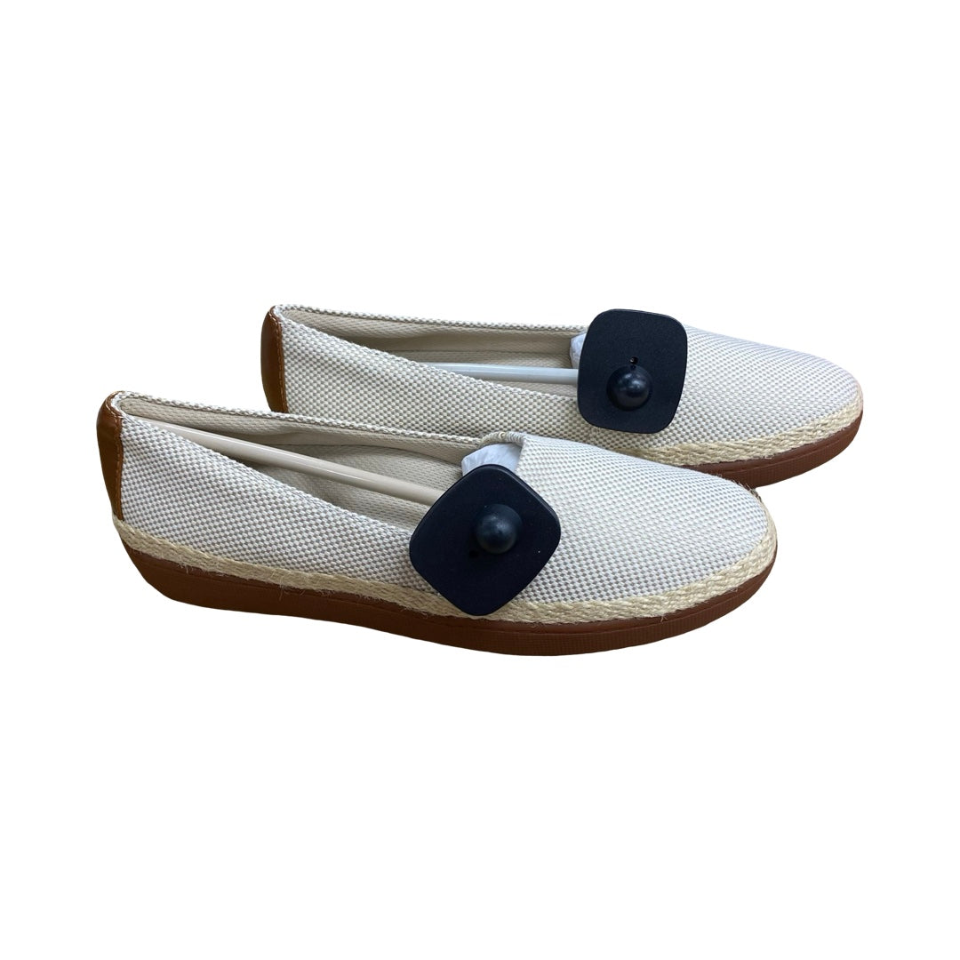 Shoes Flats By Clothes Mentor In Beige, Size:6.5