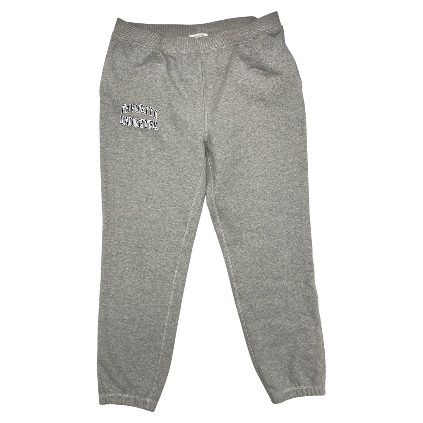 Athletic Pants By Favorite Daughter In Grey, Size:L