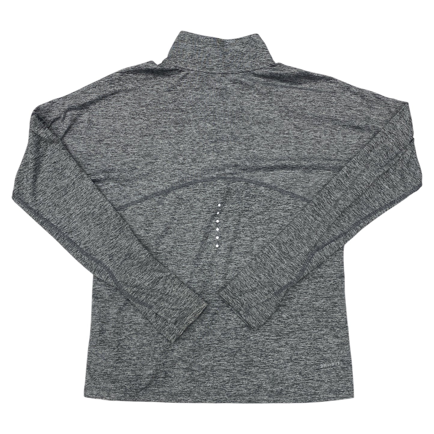 Athletic Top Ls Collar By Nike In Grey, Size:S