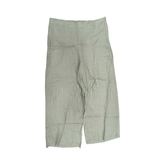 Pants Linen By Tahari In Beige, Size:L