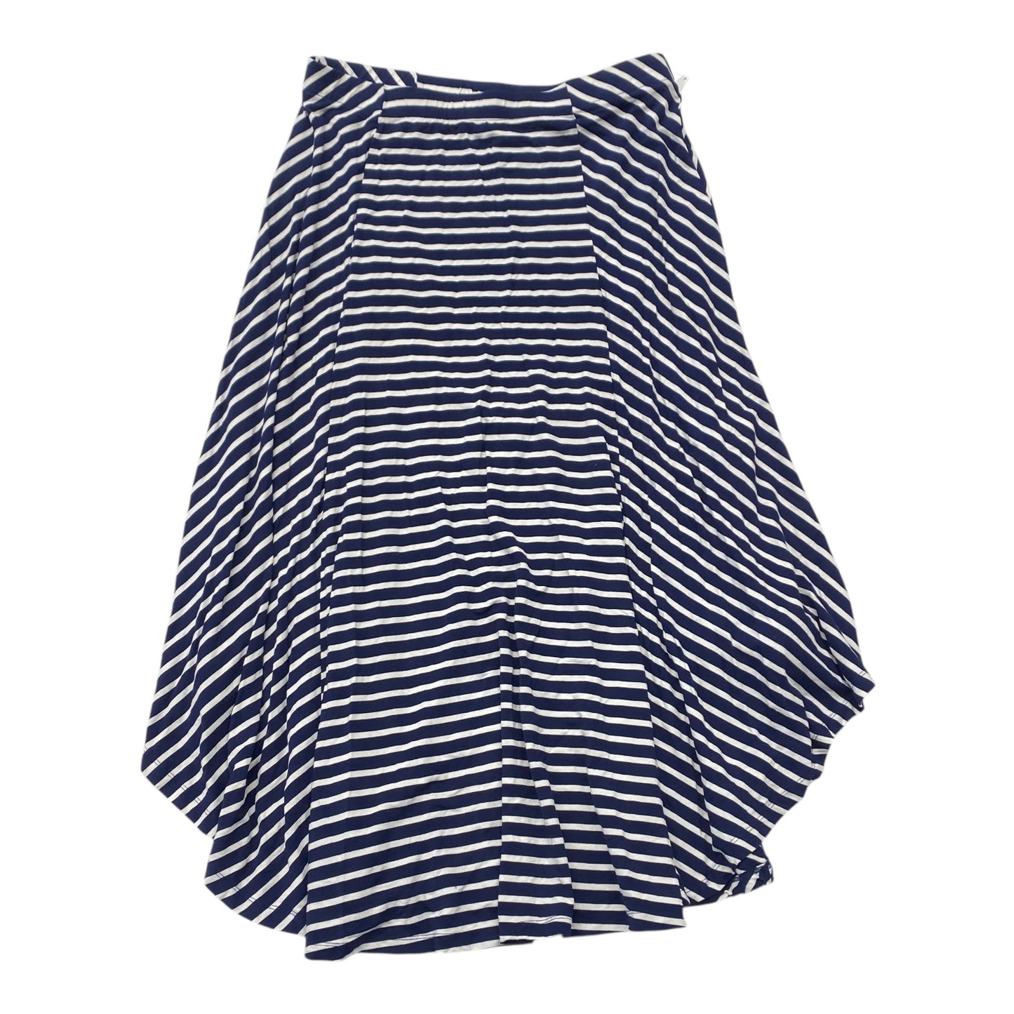 Skirt Maxi By Chicos In Blue & White, Size:M