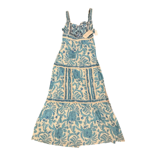 Dress Casual Maxi By Joie In Blue & White, Size:2