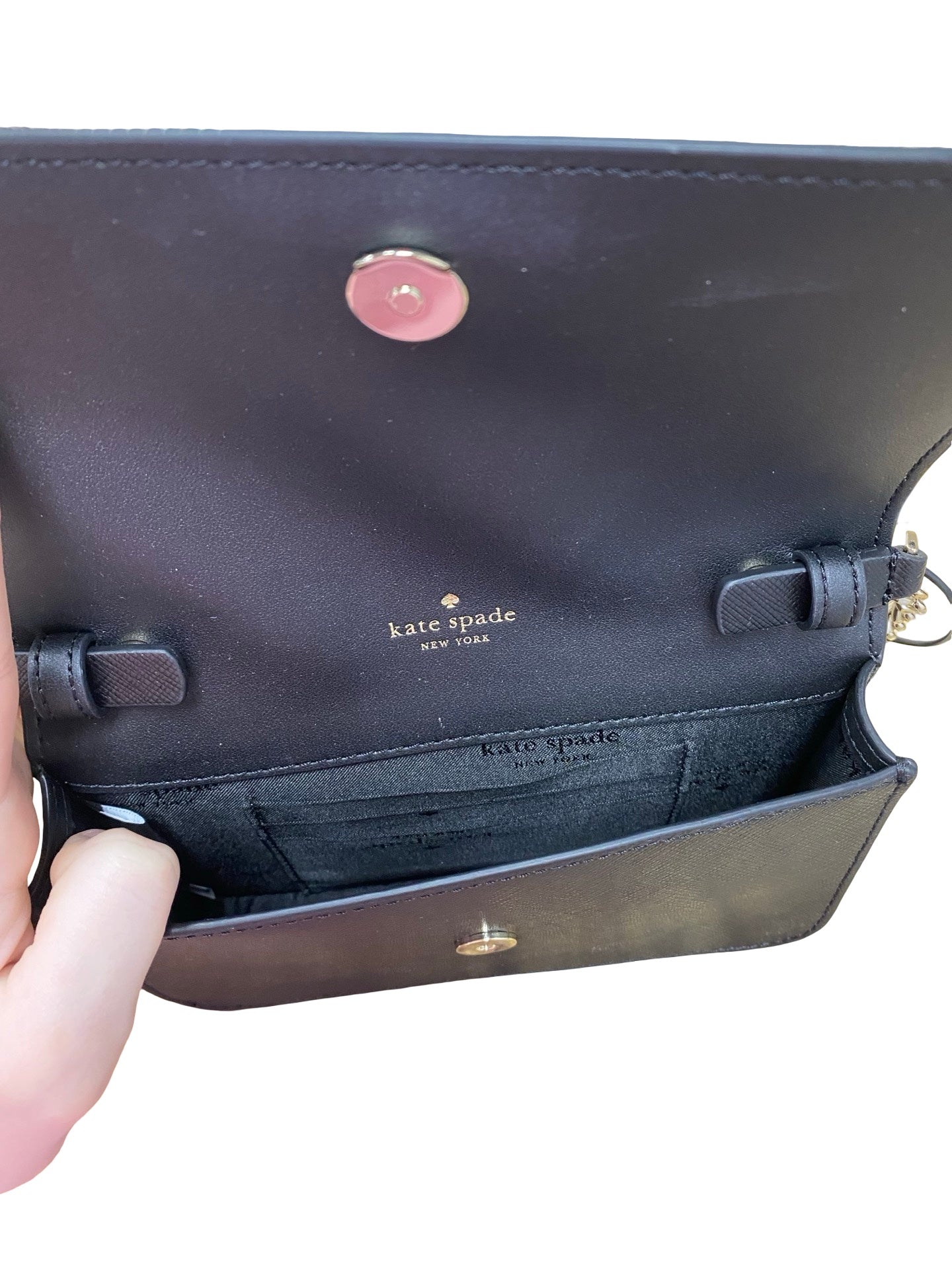 Handbag Designer By Kate Spade In Black, Size:Small