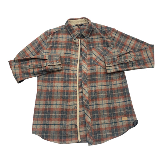 Jacket Shirt By Cmc In Plaid Pattern, Size:M