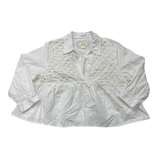Top Ls By Maeve In White, Size:Xl