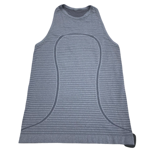 Athletic Tank Top By Lululemon In Grey, Size:6
