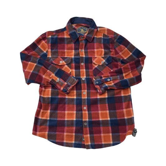 Jacket Shirt By Cmc In Plaid Pattern, Size:L
