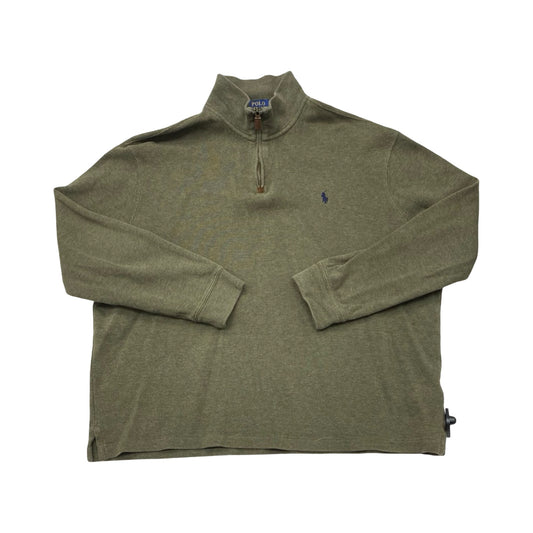 Sweatshirt Collar By Polo Ralph Lauren In Green, Size:Xl