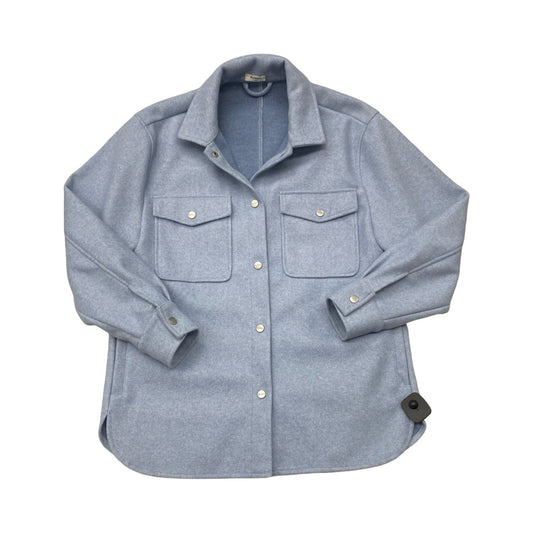 Jacket Shirt By Dylan In Blue, Size:S