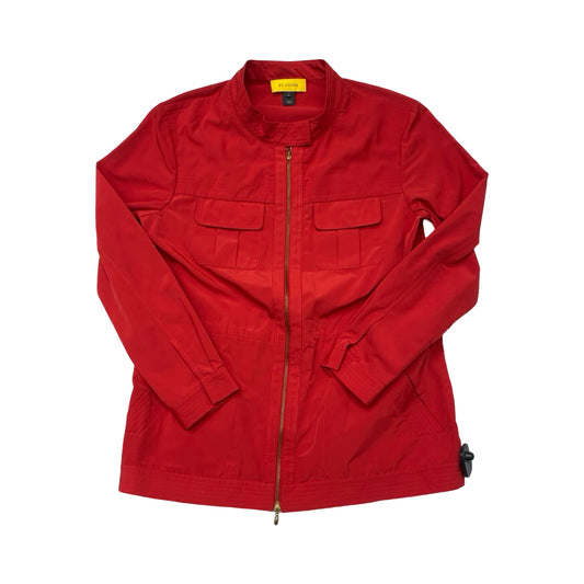 Jacket Designer By St. John In Red, Size:M