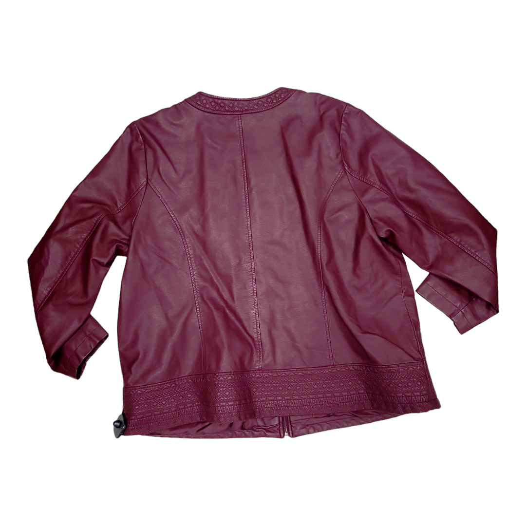 Jacket Leather By Cj Banks  Size: 2x