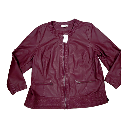 Jacket Leather By Cj Banks  Size: 2x
