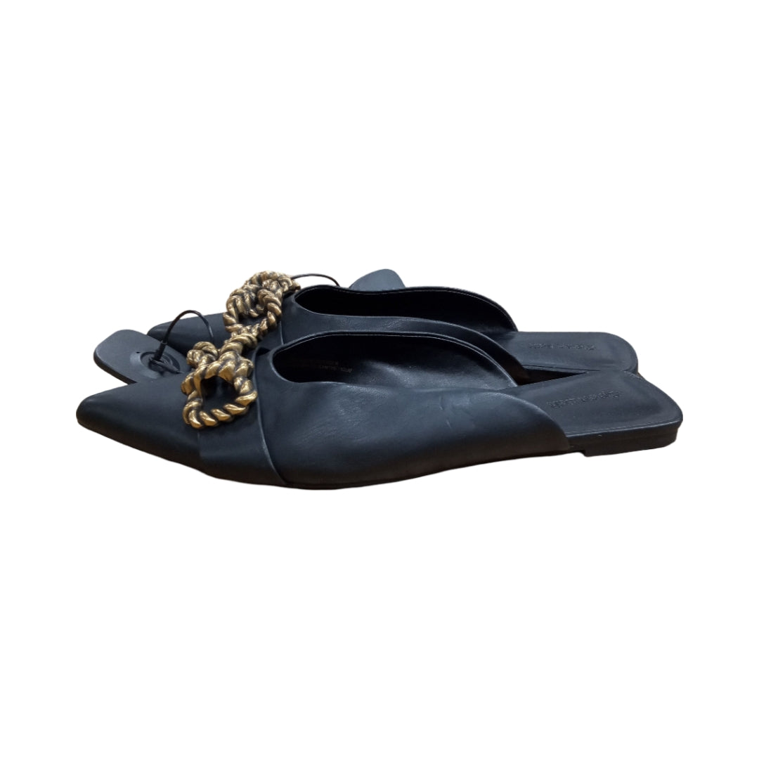 Shoes Flats By Open Edit In Black, Size:9.5