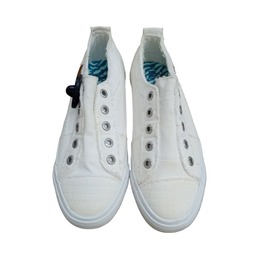 Shoes Heels Block By Blowfish In White, Size:9.5