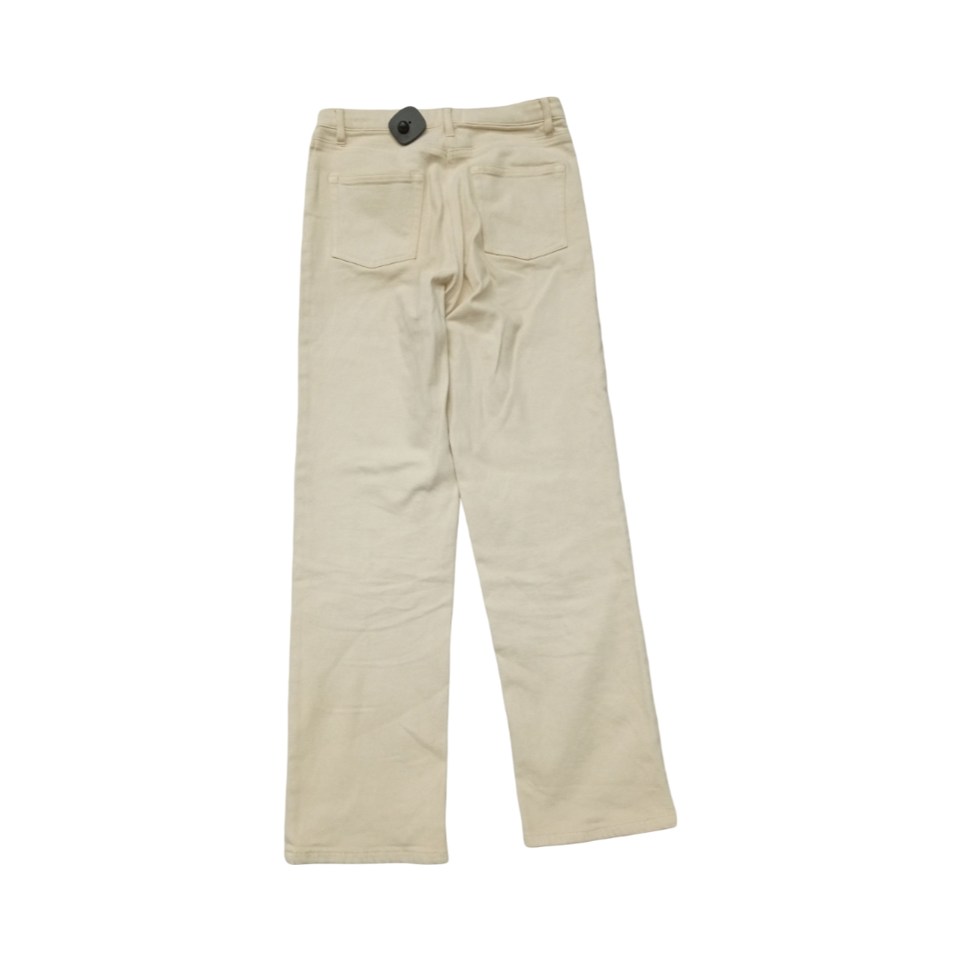 Jeans Boot Cut By Wilfred In Cream Denim, Size:4