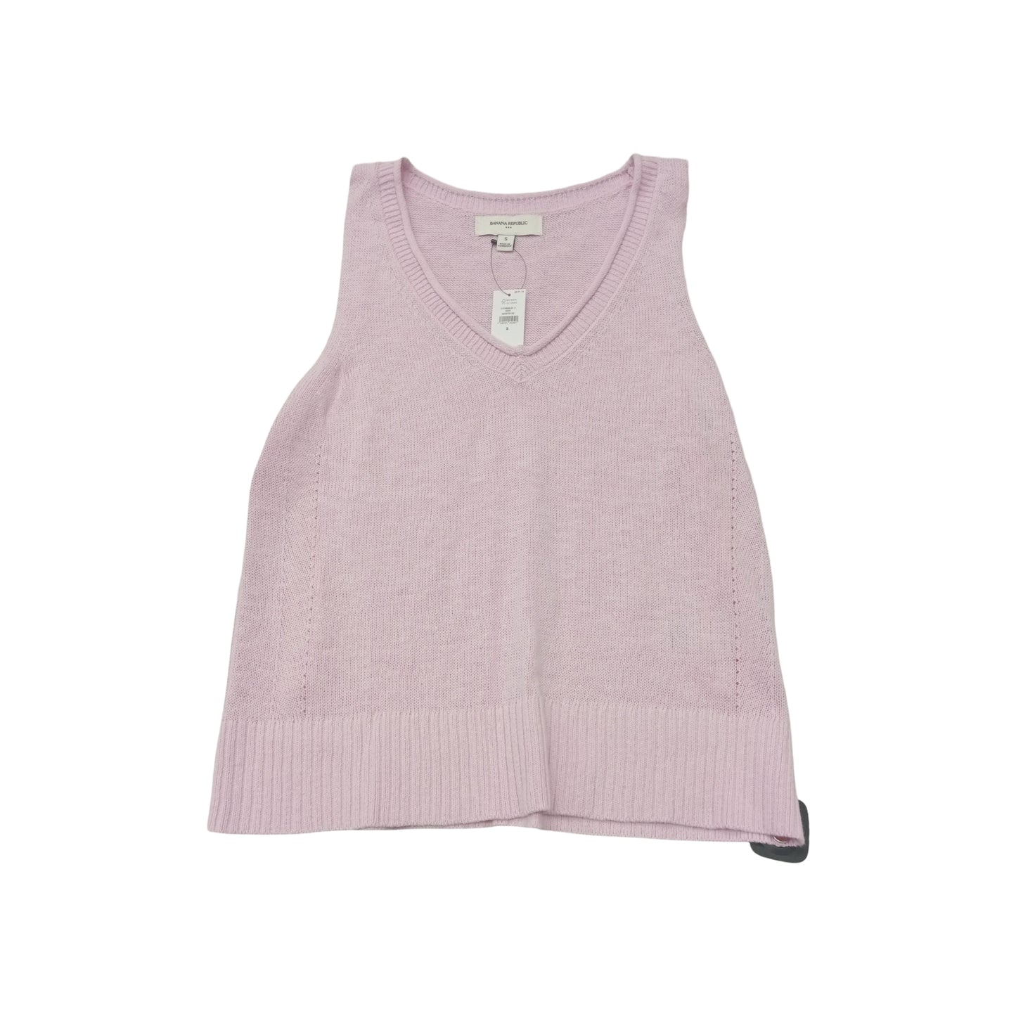 Top Sleeveless By Banana Republic In Purple, Size:S
