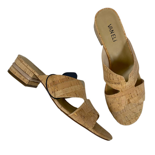 Sandals Heels Block By Vaneli  Size: 9