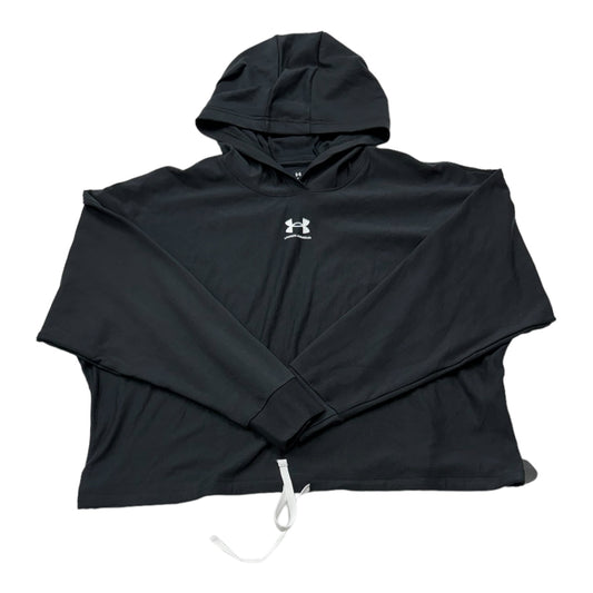 Athletic Top Long Sleeve Hoodie By Under Armour  Size: L