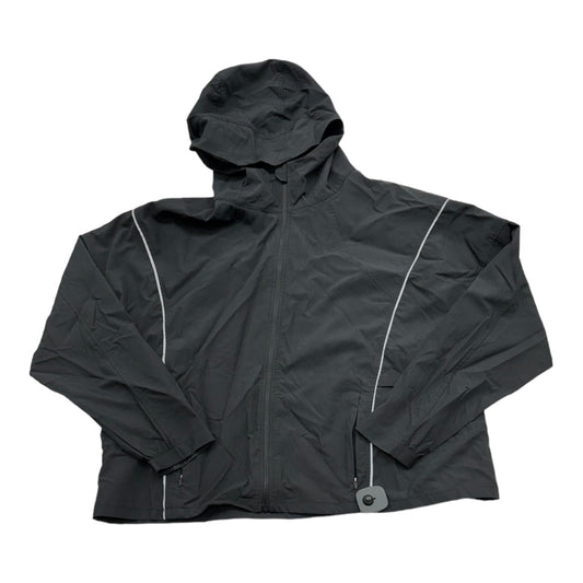 Mondetta Black Active Gray Soft Shell Zip Up Hooded Jacket Women Size -  beyond exchange